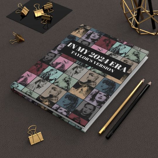 Discover In My 2024 Era Taylor Hardcover Journal, Taylor Fan Gift