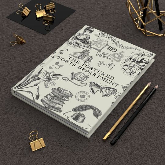 Discover The Tortured Poets Department TTPD Taylor Hardcover Journal, Taylor Fan Gift