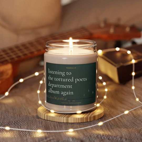 Discover The Tortured Poet Taylor Scented Candle