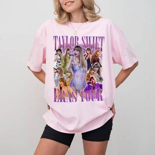 Discover Vintage 90s Style Taylor Shirt, Taylor version Eras Tour Shirt