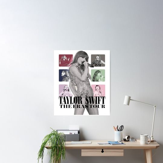 Discover The Eras Tour Taylor Poster, Taylor Fan Home Decor