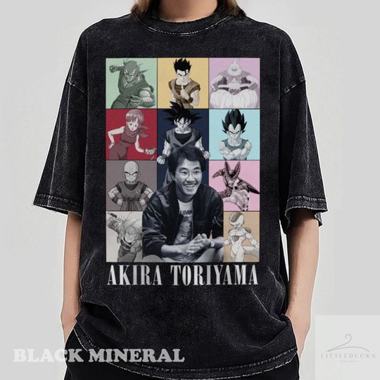 Discover Akira Toriyama The Eras Tour Shirt, Akira Toriyama 1955 to 2024 Shirt
