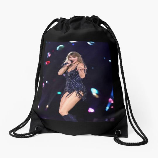 Discover Taylor Version Merch Outdoor Drawstring Bags