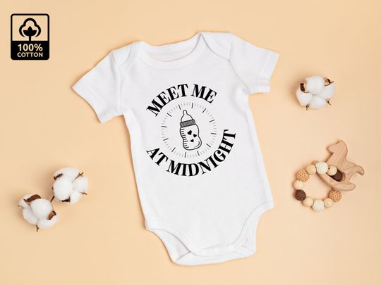 Discover Meet Me At Midnight Baby Vest, Taylor Baby Clothing