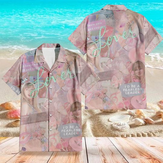 Discover Taylor Lover Eras Tour Hawaiian Shirt, Taylor Button Shirt