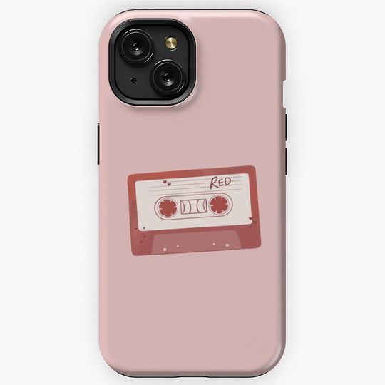 Discover Red Cassette Taylor iPhone Case