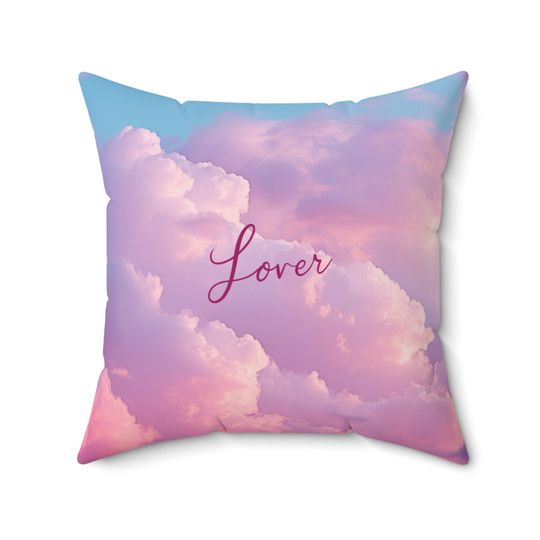 Discover Taylor Pillow, LOVER, Eras Tour,  Lover Cloud Pillow, Taylor version Merch