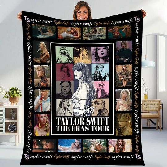 Discover Taylor version Fan Fleece Blanket, Taylor 2023 Eras Tour Concert Sherpa Blanket, swiftiee Gift