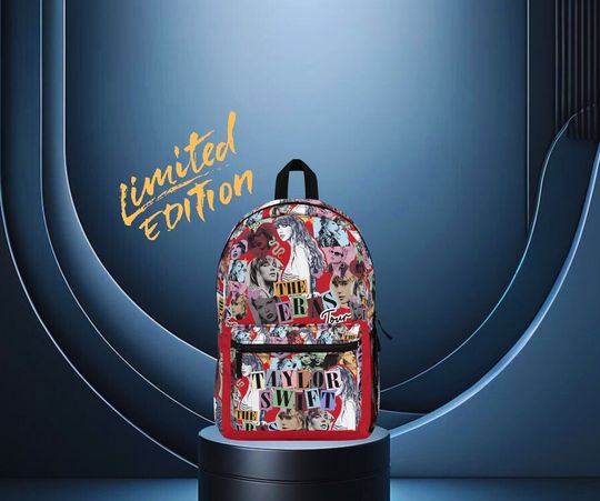 Discover Red Taylor Backpack, Taylor Version Backpack, 1989 Taylors Version Backpack