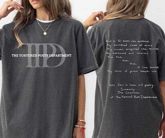 Discover The Tortured Poets Department Shirt, The Eras Tour 2023 Shirt