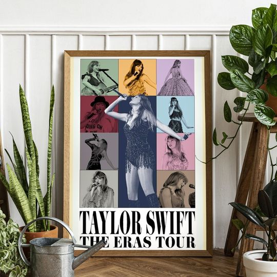 Discover Taylor Poster - Taylor Eras Tour Poster - Girls Room Decor - Gift Poster