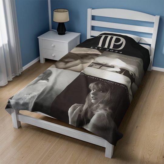 Discover TTPD Throw Blankets, Tortured Poets Department, The Eras Tour Merch