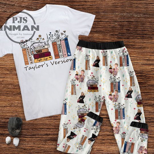Discover Taylor Version Pajamas Set, Taylor  Family Pajamas, Eras Tour Pajamas Set