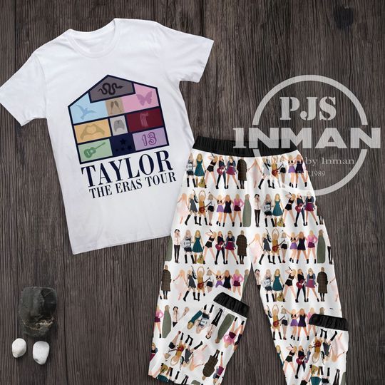 Discover Eras Tour Taylor Pajamas Set, Taylor  Family Pajamas, Eras Tour Pajamas Set