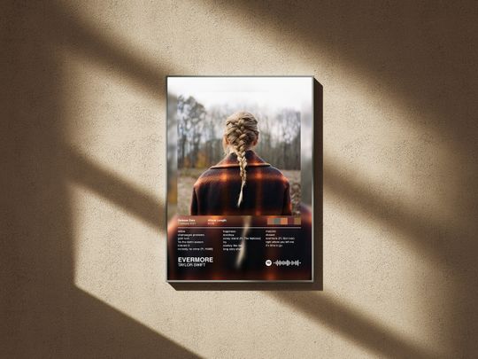 Discover Taylor Evermore Deluxe Album Poster