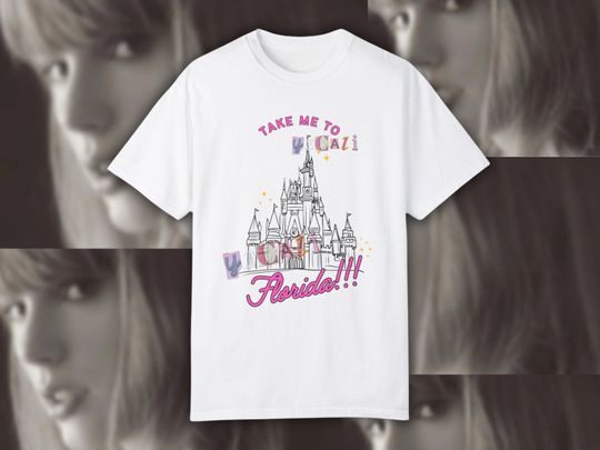 Discover Florida!!! Taylor Shirt TTPD WDW Castle T-shirt, Taylor TTPD Inspired Shirt
