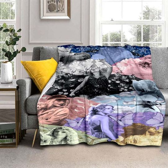 Discover Taylor Blanket, Eras Tour Fleece Blanket