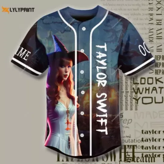 Discover Personalized The Eras Tour Halloween Cottage Core Jersey Shirt 3D