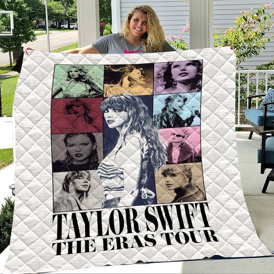 Discover Taylor Eras Tour Velveteen Plush Blanket