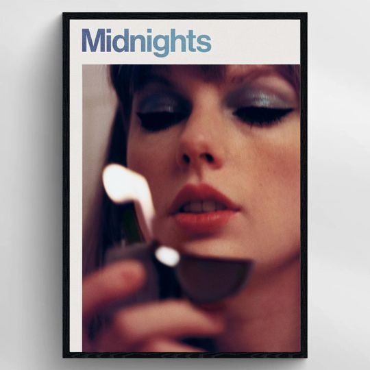 Discover Midnights Album Cover Poster | Taylor Poster