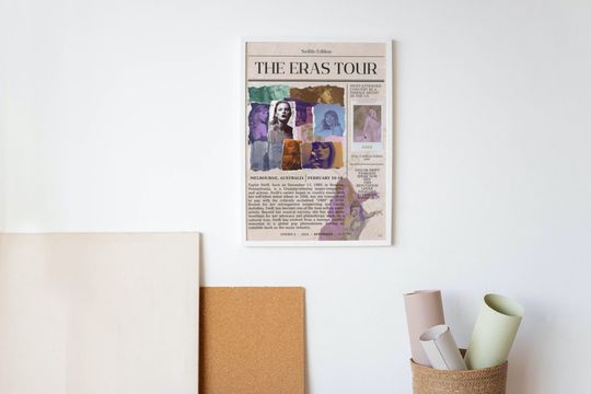 Discover Melbourne Eras Tour - Taylor poster