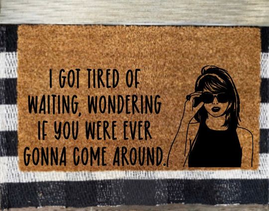 Discover Taylor, taylor version, Taylor fan, doormat, welcome mat, gift, birthday