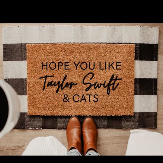 Discover Taylor Doormat, Swifty Doormat, Taylor and Cats , Doormat funny