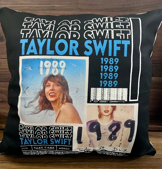 Discover Taylor 1989 18x18 Throw Pillow