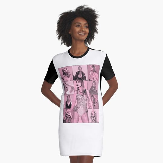 Discover Lover Eras Tour Women's T-Shirt Dress, Gifts for Fan