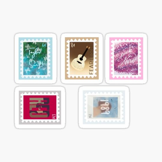 Discover Taylor Postage Stamp Set 1