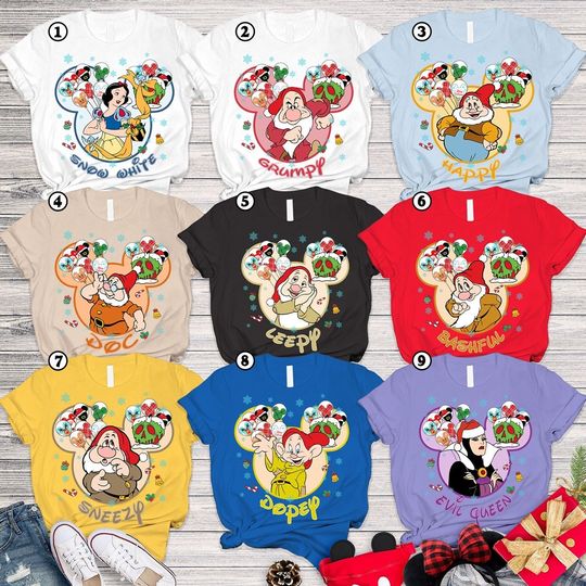 Discover Seven Dwarfs Disneyland Shirt, Disneyland Group Shirt, Disneyland Family Trip Shirt