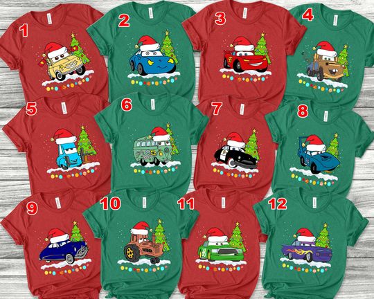 Discover Disney Car Christmas Shirt, Disney Car Family Shirt, Disney Trip, Car Christmas Shirt
