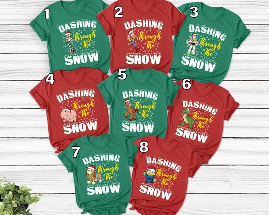 Discover Disney Toy Story Christmas Shirt, Toy Story Characters Group Christmas Shirt