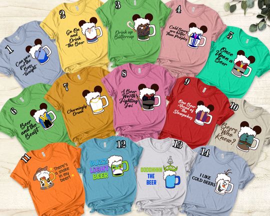 Discover Custom Disney Drinking T-Shirt, Disney Drinking Around The World Shirt