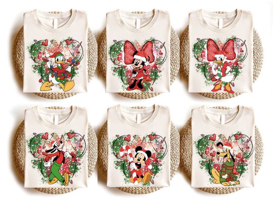 Discover Mickey and Friends Christmas Shirt, Disney Family Xmas Shirt