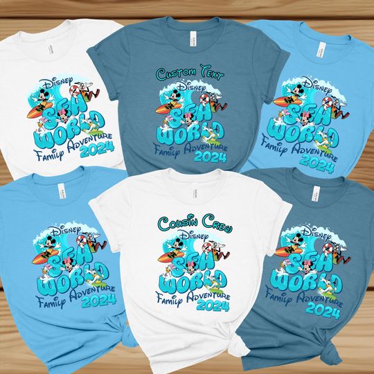 Discover Sea World Family Adventure 2024 Shirt, Disney Sea World Shirt,Sea World Family Adventure Matching Shirts