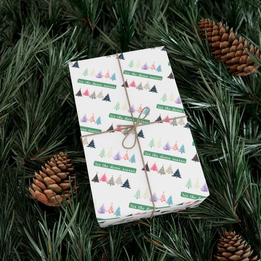 Discover Taylor Christmas Wrapping Paper, Midnights