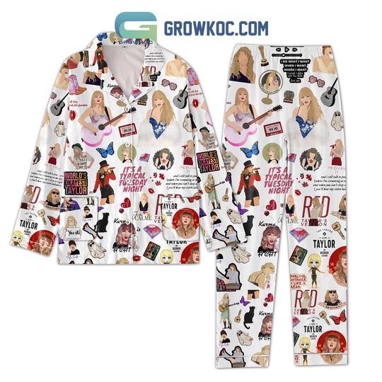 Discover Taylor World's Okayest Taylor Polyester Pajamas Set