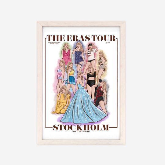 Discover Customize Your Taylor Eras Tour Poster