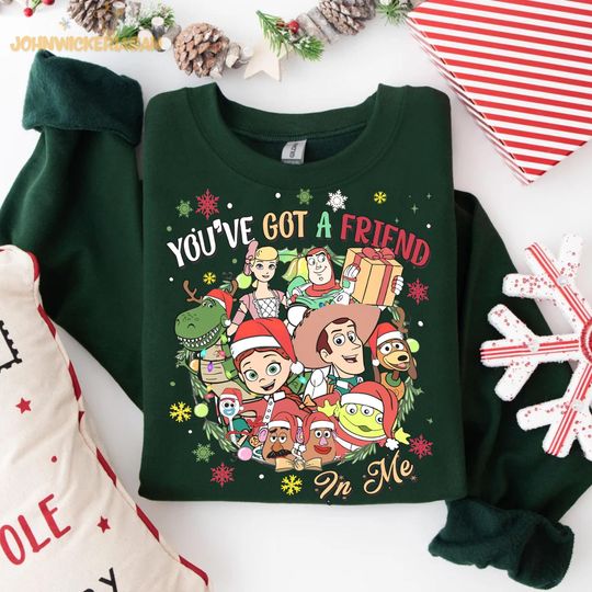 Discover Disney Toy Story Christmas Sweatshirt, Disney Family Christmas Party Sweatshirt