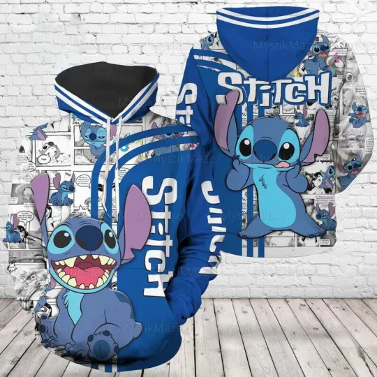 Discover Stitch Hoodie, Lilo And Stitch Shirt, Disneyland Shirt, Stitch 3D Hoodie
