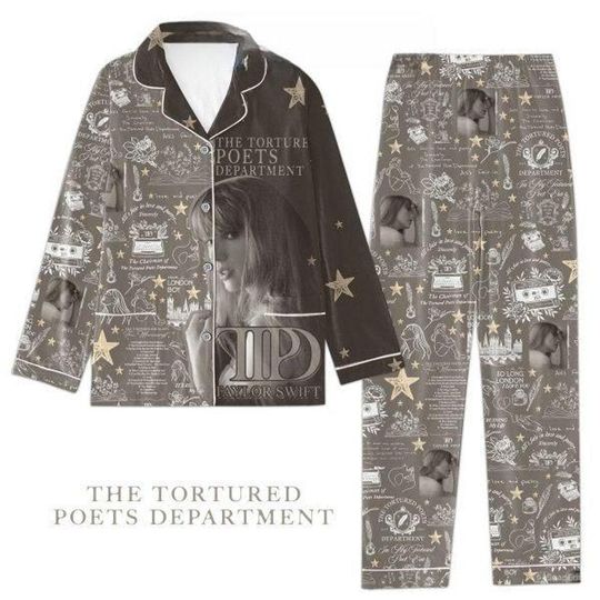 Discover Taylor TTPD Christmas Pajamas Set, Taylor Eras Tour Pajamas Set