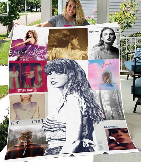 Discover Taylor ERAS Tour Throw Blanket