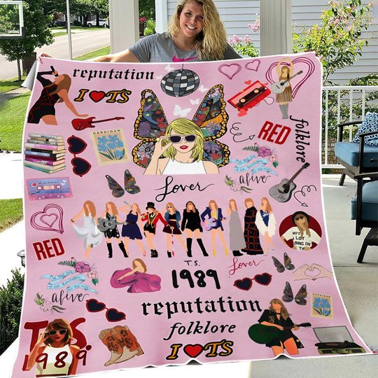 Discover Taylor Version Crush Velvet 2024 Blanket, Taylor Version Blanket
