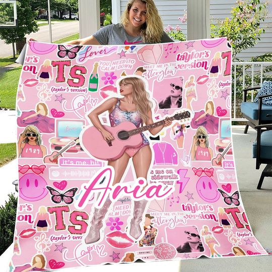Discover Personalized Taylor Blanket, 1989 Blanket, Swift Name Blanket 1989