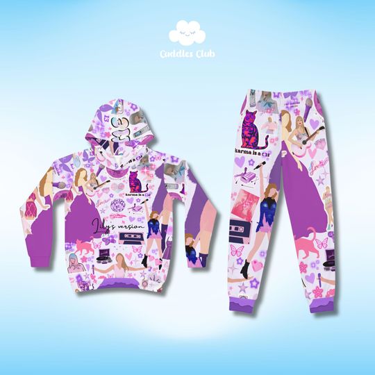 Discover Taylor The Eras Tour Hoodie Jogger Sets