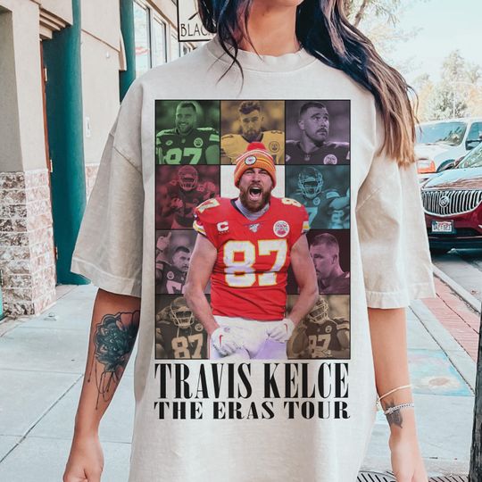 Discover Travis kelce eras tour Swiftty Karma Is Chiefs Shirt