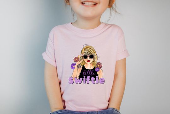 Discover Flower T-shirt, Music Lover Gift, Little Fan T-shirt, The Eras Tour Shirt