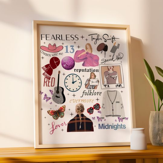 Discover THE ERAS TOUR Print, Taylor Poster
