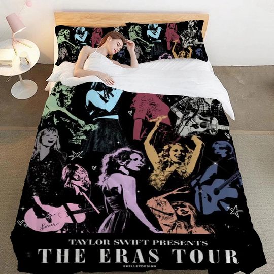 Discover Taylor Bedding Set, Gifts for Fan